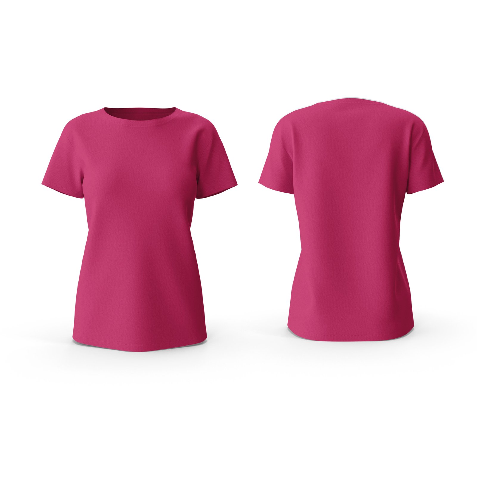 Women short sleeve and crew neck T-shirt 